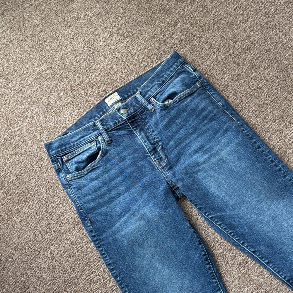 J.Crew 250 Skinny Fit Jeans Mens 32x32 Medium Wash Blue Denim‎ AW285 250